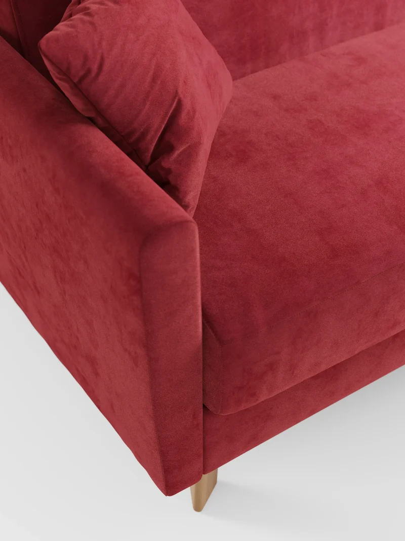 Francy canapé-lit avec appuie-têtes réglables - 100% déhoussable en élégant tissu anti-taches T30