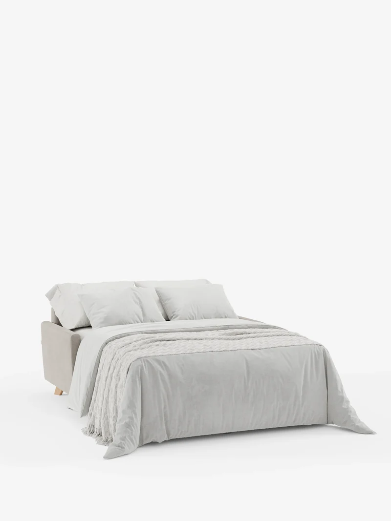 Francy canapé-lit avec appuie-têtes réglables - 100% déhoussable en élégant tissu anti-taches T30
