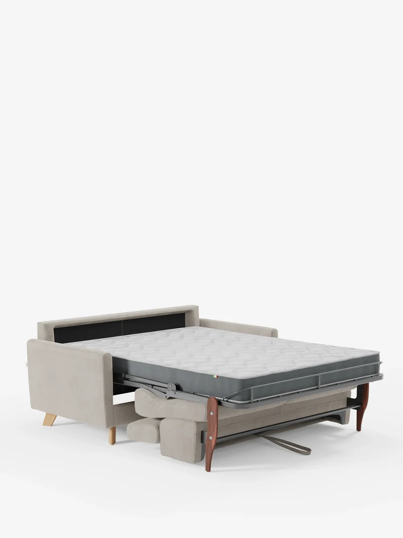 Francy canapé-lit avec appuie-têtes réglables - 100% déhoussable en élégant tissu anti-taches T30