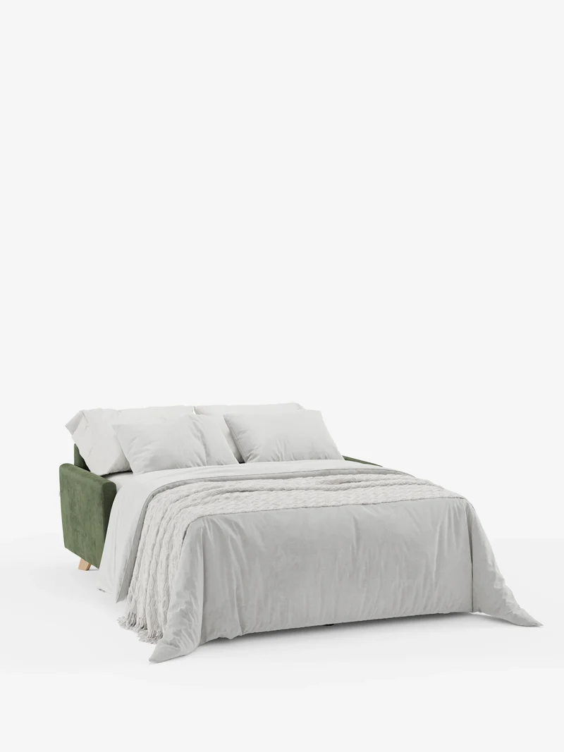 Francy canapé-lit avec appuie-têtes réglables - 100% déhoussable en élégant tissu anti-taches T30