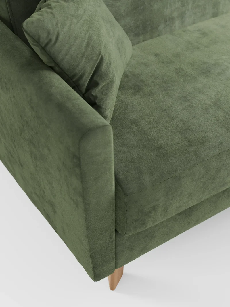 Francy canapé-lit avec appuie-têtes réglables - 100% déhoussable en élégant tissu anti-taches T30