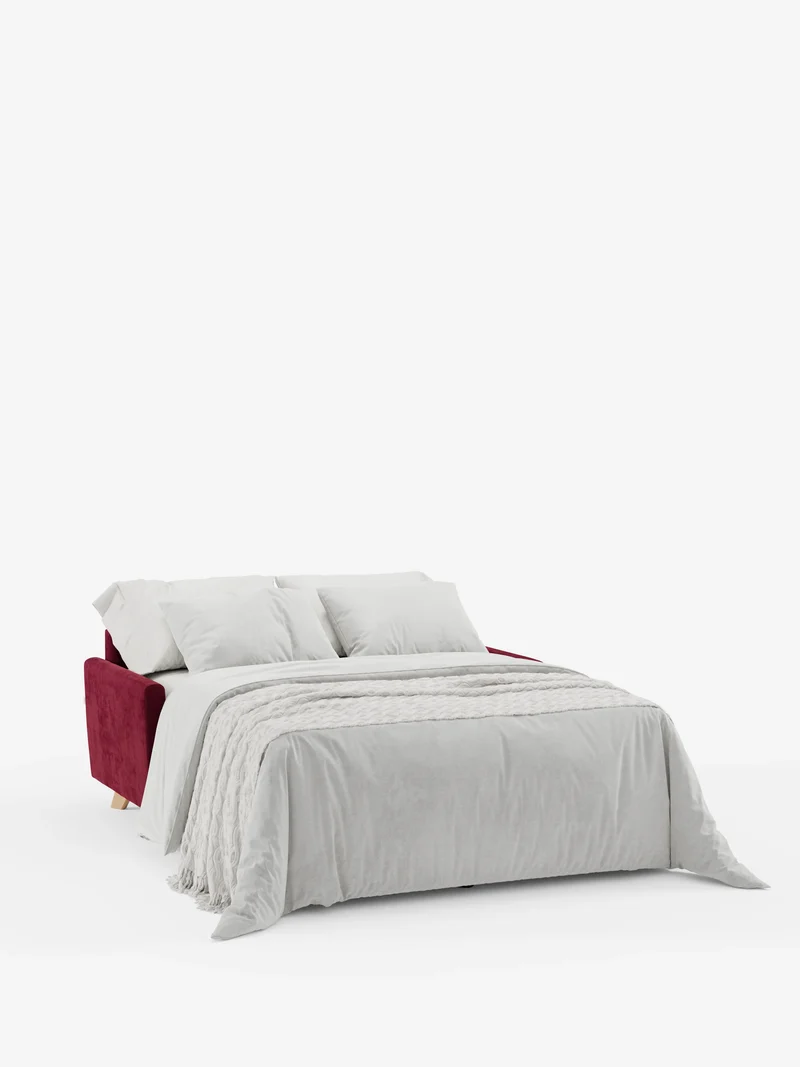 Francy canapé-lit avec appuie-têtes réglables - 100% déhoussable en élégant tissu anti-taches T30
