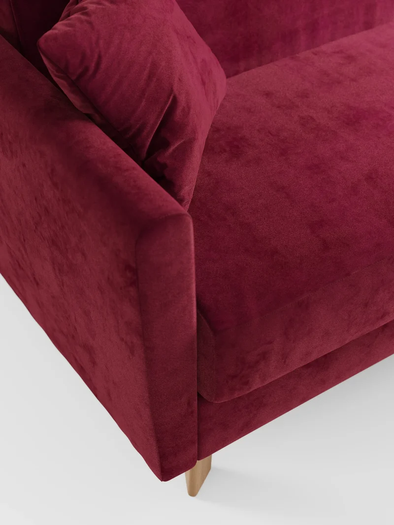 Francy canapé-lit avec appuie-têtes réglables - 100% déhoussable en élégant tissu anti-taches T30