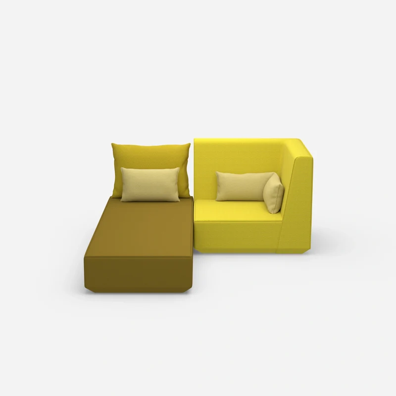Schlafsofa mit Sessel