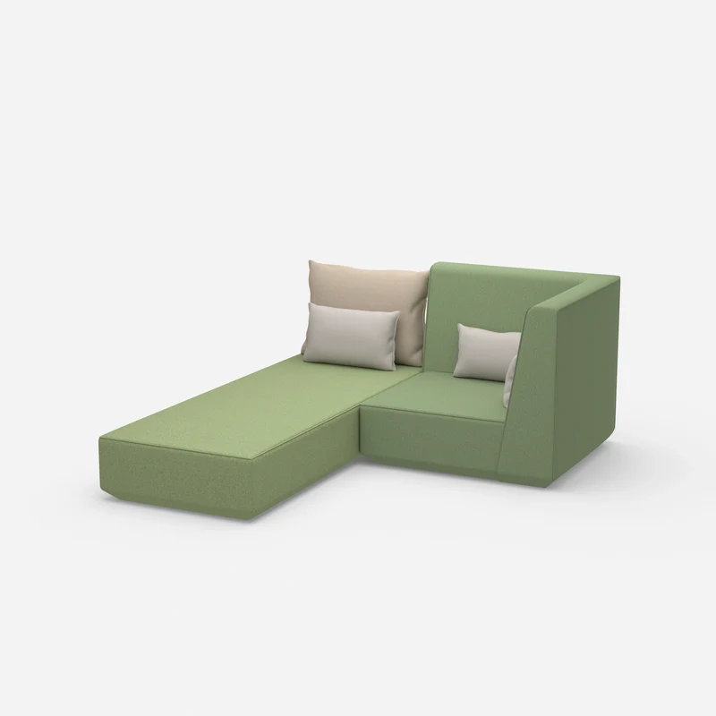 Schlafsofa mit Sessel