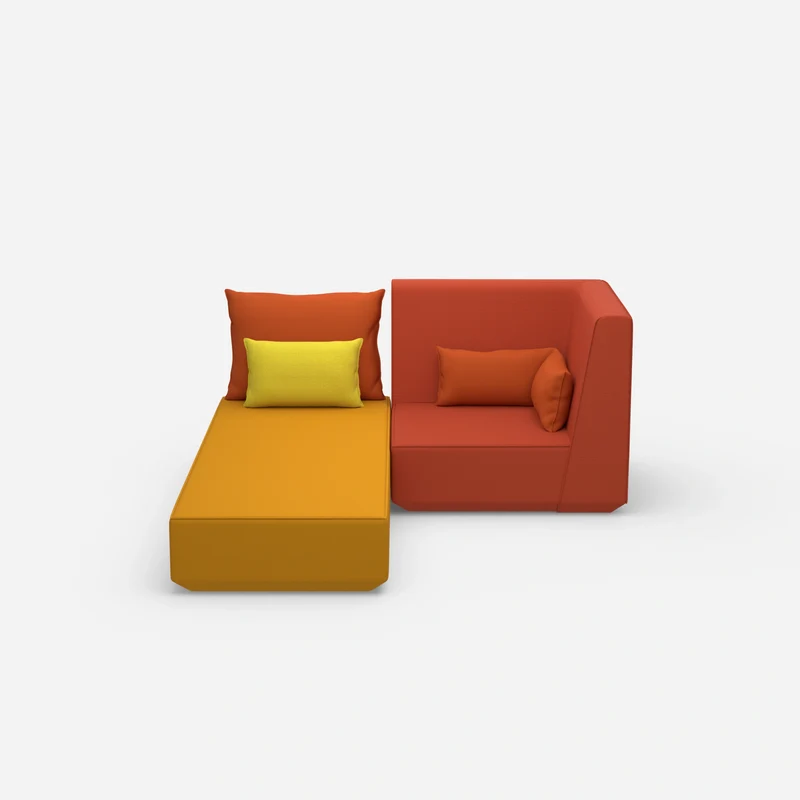 Schlafsofa mit Sessel