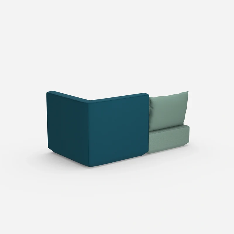 Schlafsofa mit Sessel