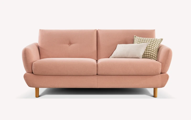 Lot canapé fauteuil et pouf FINN