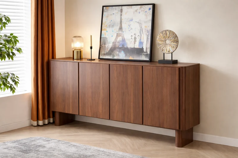 Buffet AMBRE 180 cm – Finition Noyer