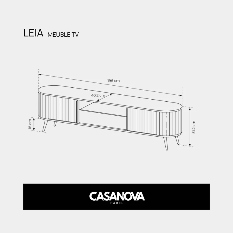 LEIA - MEUBLE TV