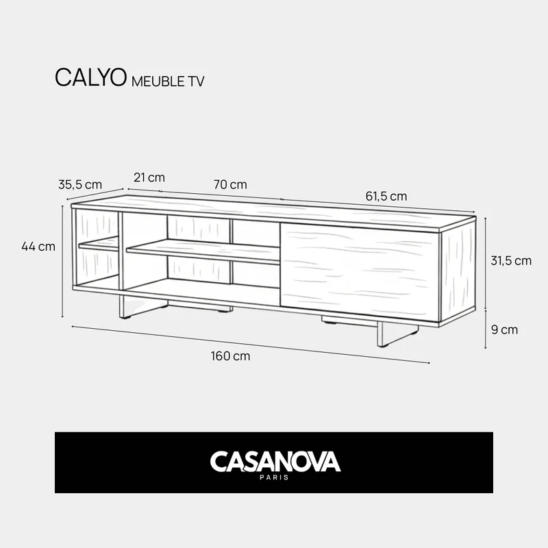 CALYO - MEUBLE TV