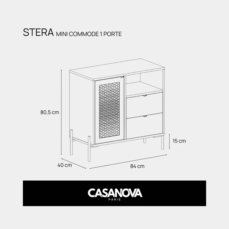 STERA - MINI COMMODE 1 PORTE