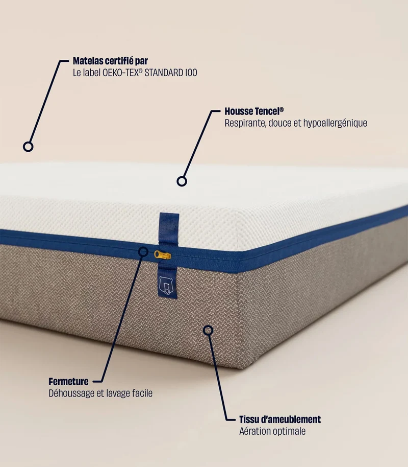 Matelas TEDIBER l'incroyable 80x200cm