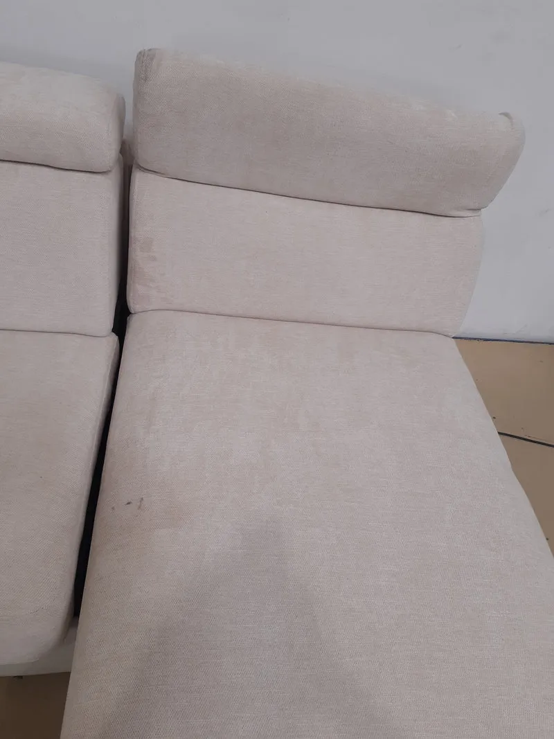Canapé d'angle convertible BOBOCHIC Monaco beige 160