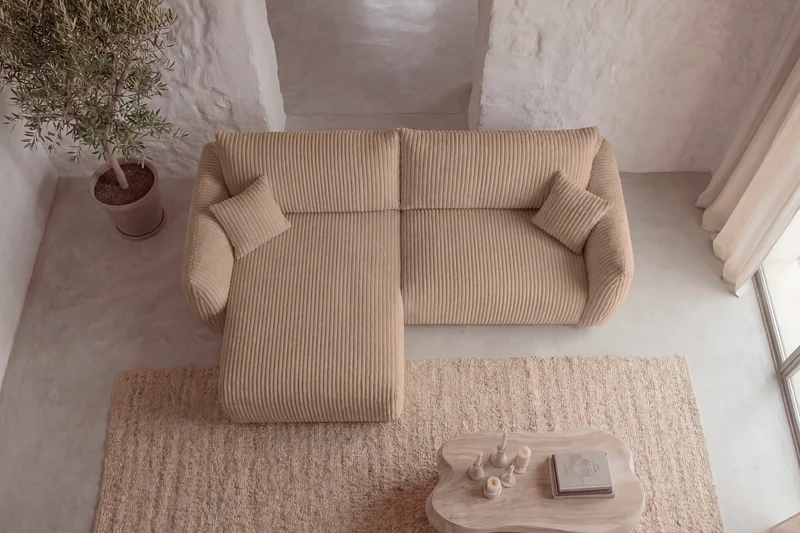 ELIO ANGLE MINI - Gros velours côtelé