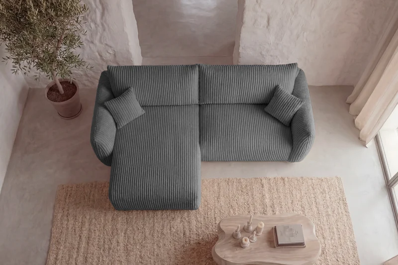 ELIO ANGLE MINI - Gros velours côtelé