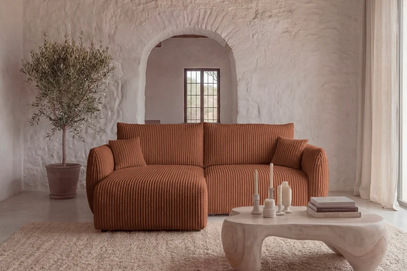 ELIO ANGLE MINI - Gros velours côtelé