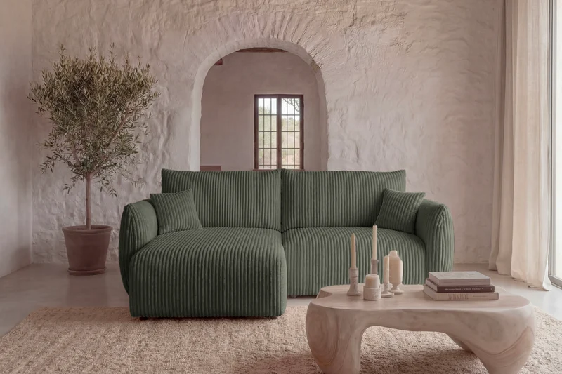 ELIO ANGLE MINI - Gros velours côtelé