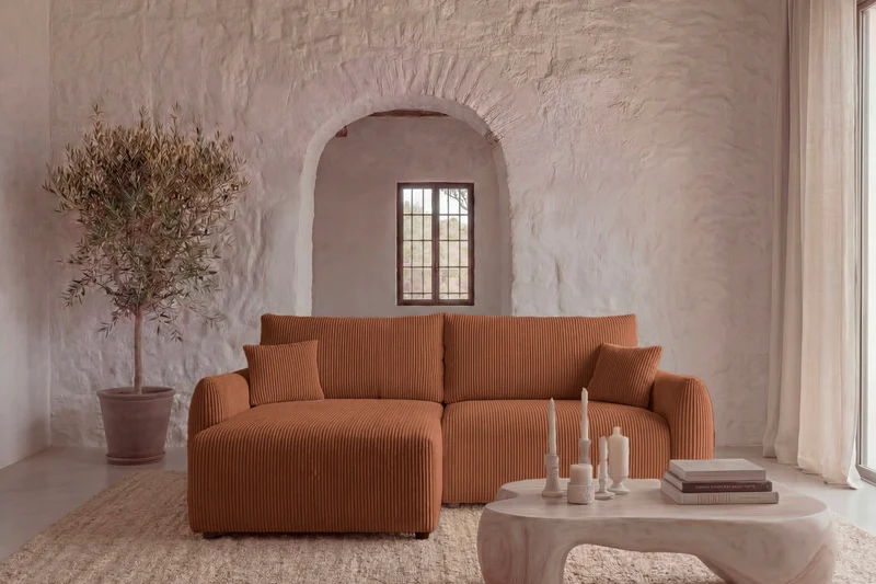 ELIO ANGLE MINI - Petit velours côtelé