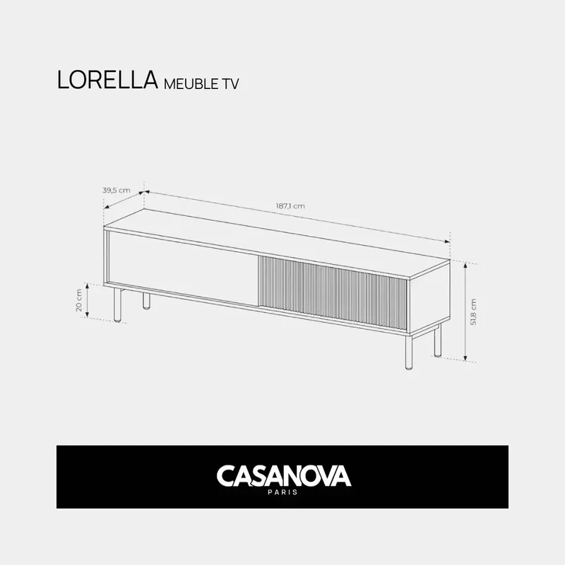 LORELLA - MEUBLE TV