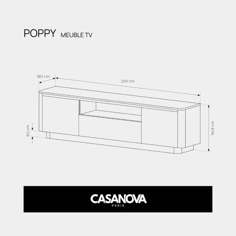POPPY - MEUBLE TV