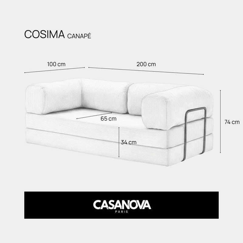 COSIMA - Tissu chenille