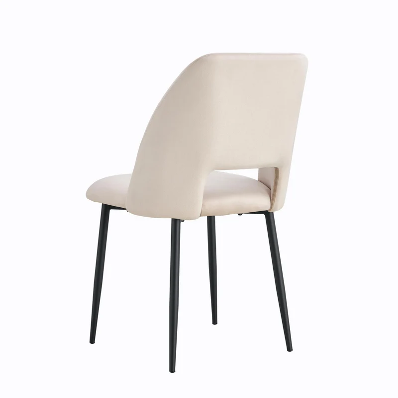 Chaise AVA pieds noir