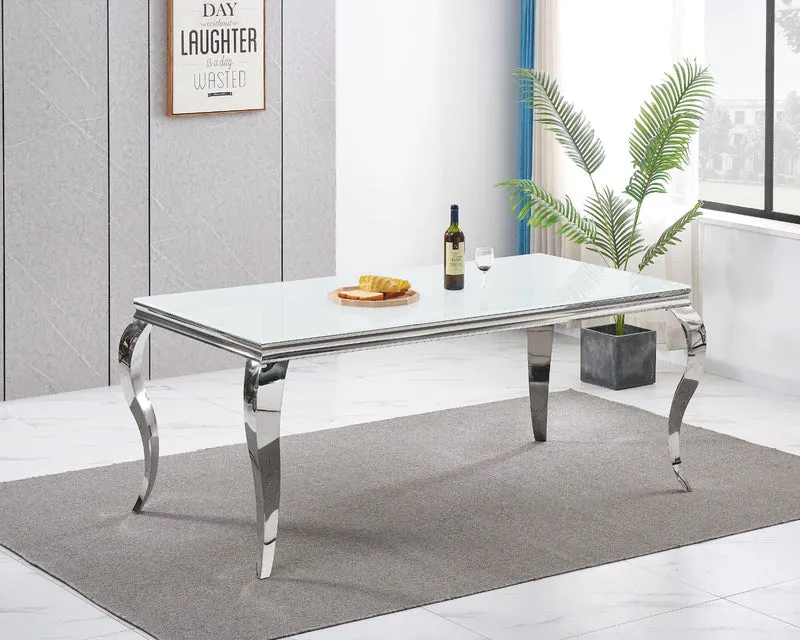 Table de séjour baroque 180cm
