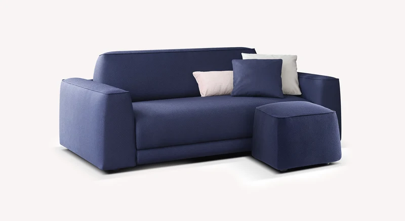 Lot canapé et pouf ONYX