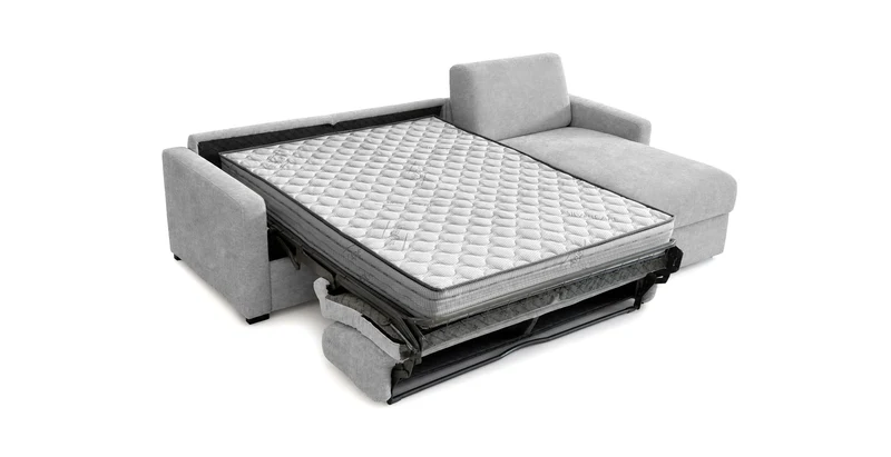 PASSY - Canapé d'angle convertible 6 places - Velours