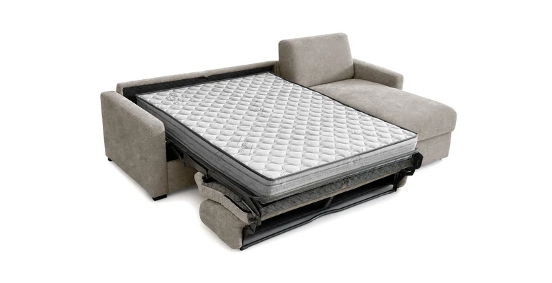 PASSY - Canapé d'angle convertible 6 places - Velours