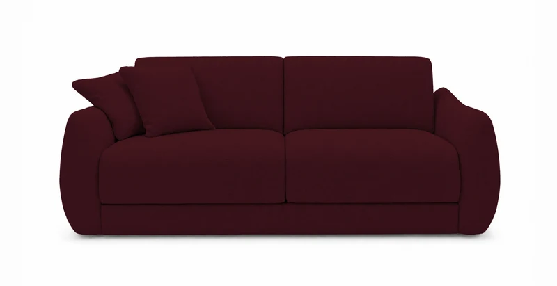 PALMA - Canapé convertible 4 places - Velours texturé