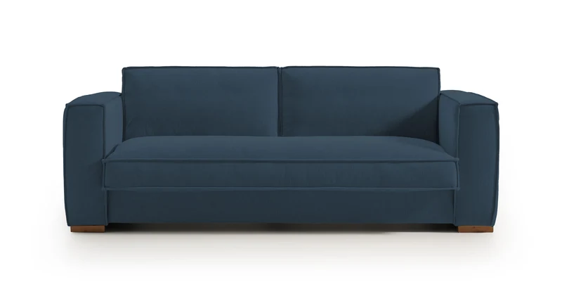 BALDO - Canapé convertible 3 places - Velours texturé