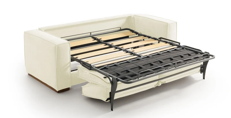 BALDO - Canapé convertible 3 places - Velours texturé
