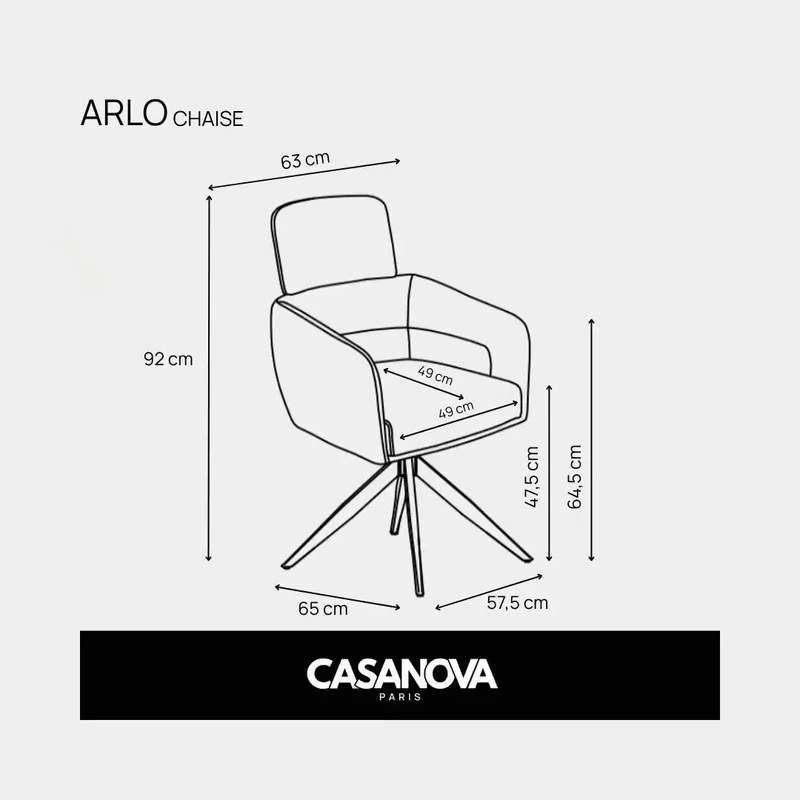 LOT ARLO - FAUTEUIL