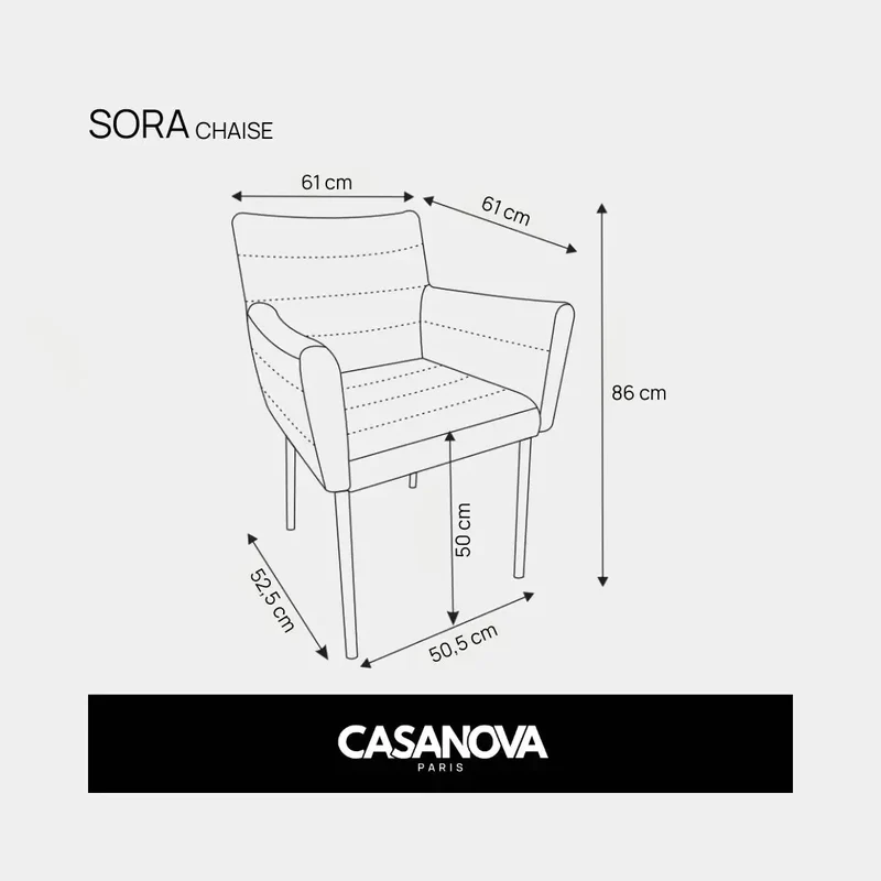LOT SORA- CHAISE