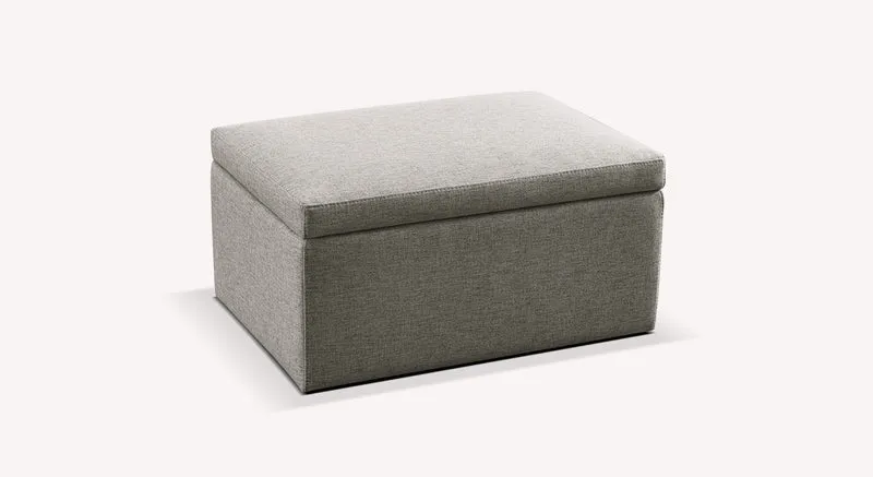Pouf Coffre VIENNA Joint Etain