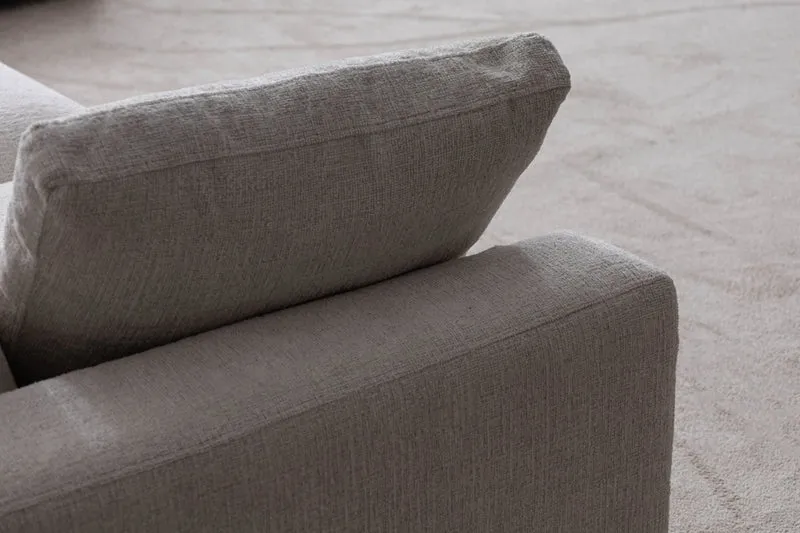 Canapé JULIA Modulable Chenille 3+1 Pouf