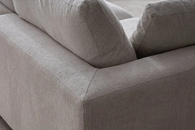 Canapé JULIA Modulable Chenille 3+1 Pouf