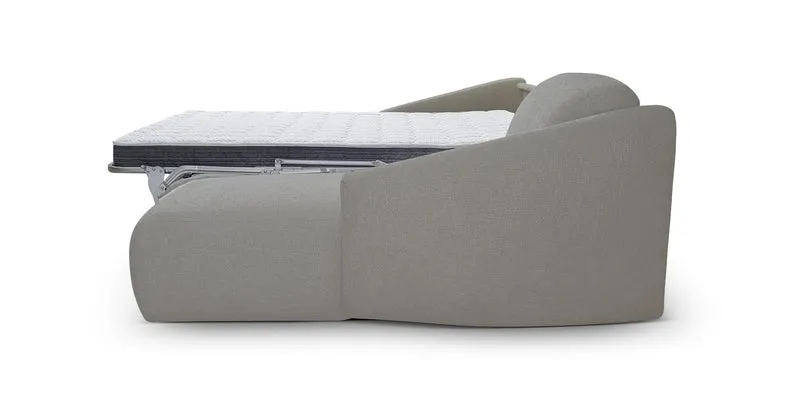 MOUGINS - Canapé d'angle convertible 5 places - Droite - Velours chenille