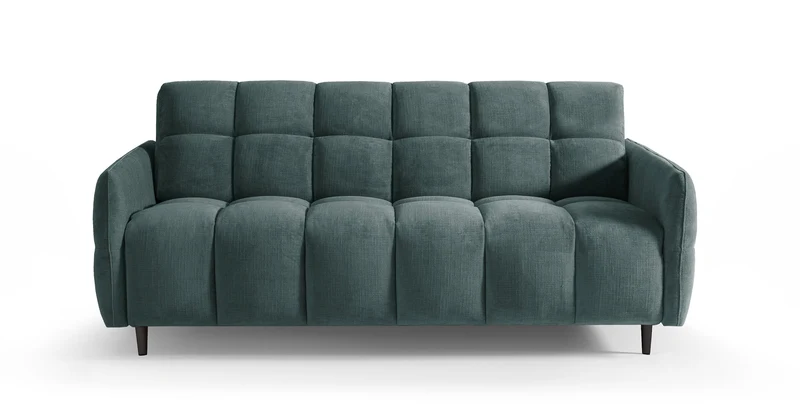 DOMINO Canapé convertible 4 places - Couchage 160 - Velours texturé