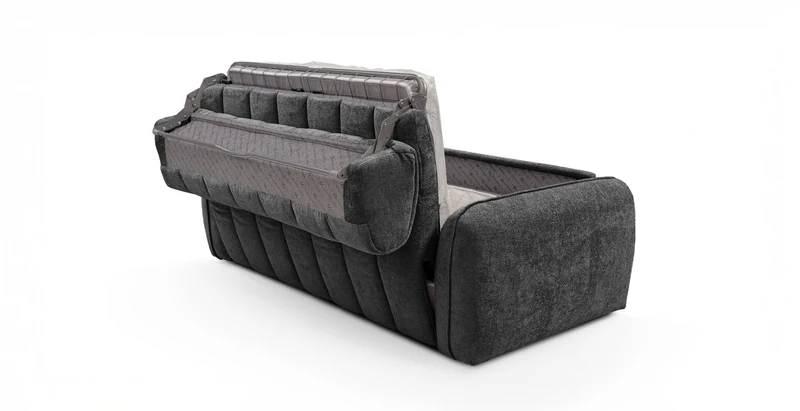FREJUS Canapé convertible 3 places - Velours