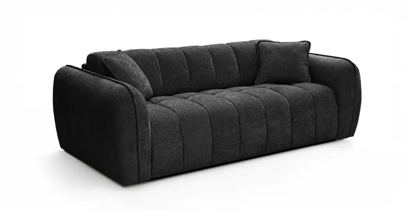FREJUS Canapé convertible 3 places - Velours