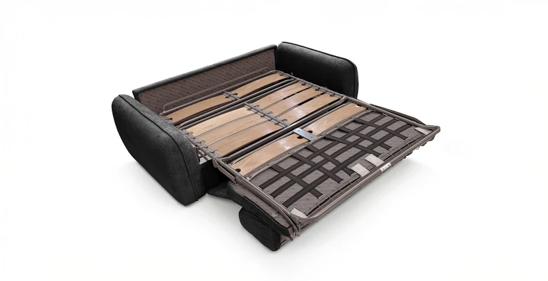FREJUS Canapé convertible 3 places - Velours