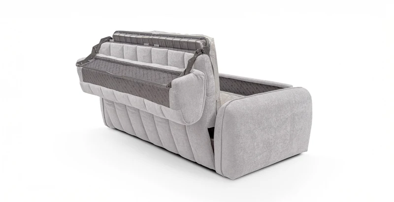 FREJUS Canapé convertible 3 places - Velours