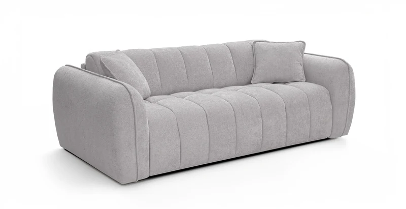 FREJUS Canapé convertible 3 places - Velours