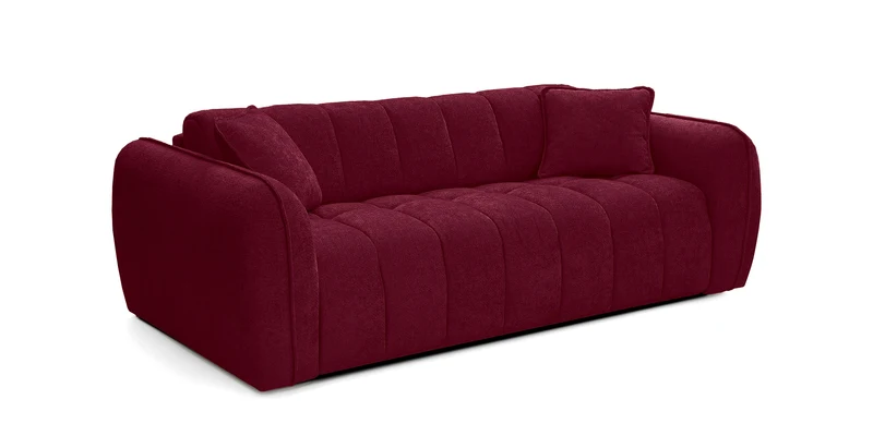 FREJUS Canapé convertible 3 places - Velours