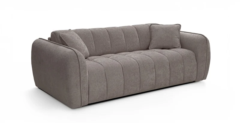 FREJUS Canapé convertible 3 places - Velours
