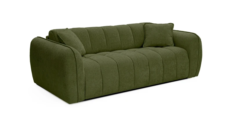 FREJUS Canapé convertible 3 places - Velours