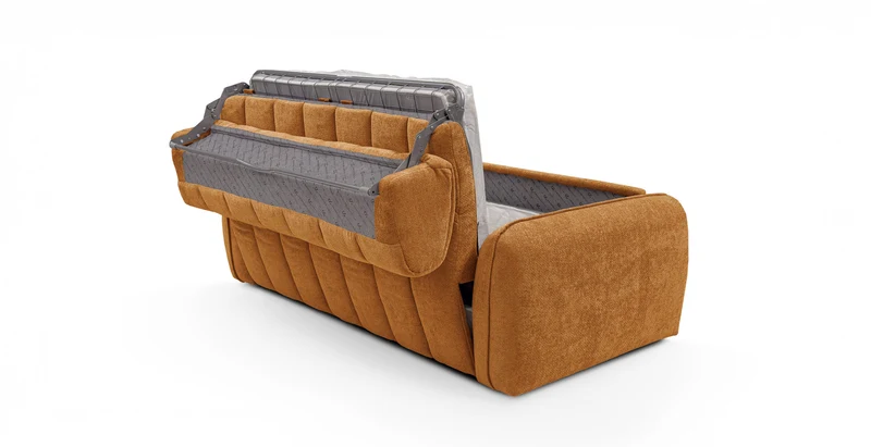 FREJUS Canapé convertible 3 places - Velours
